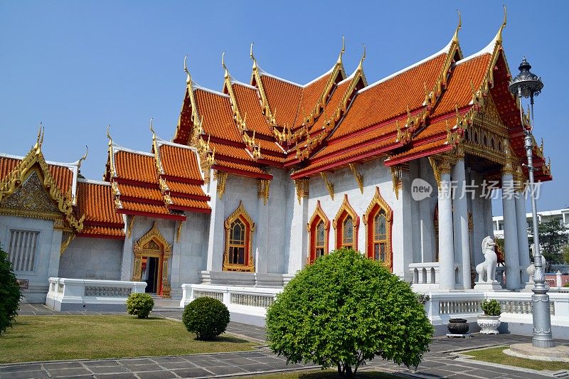 Wat Benchamabophit(大理石寺庙)曼谷，泰国